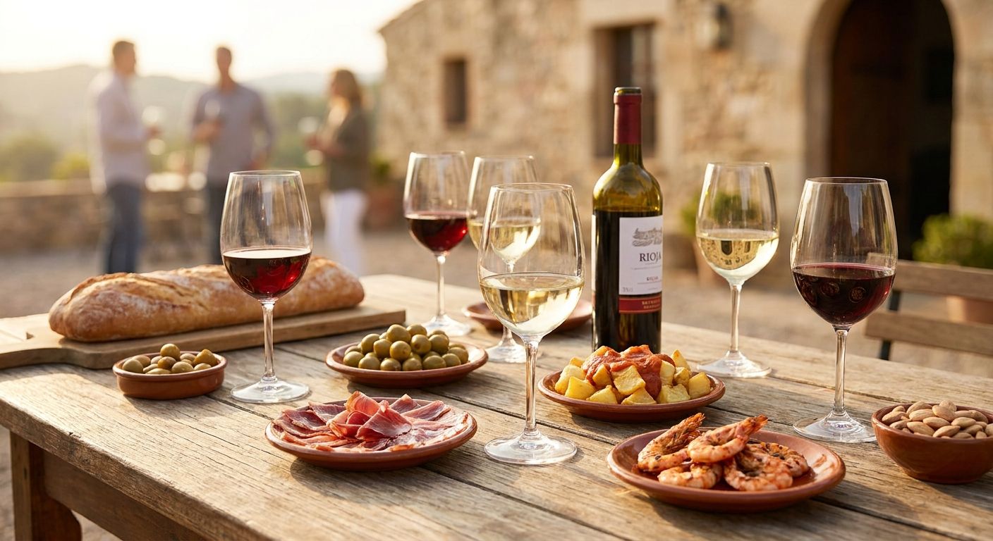 Spanish wine for tapas night
