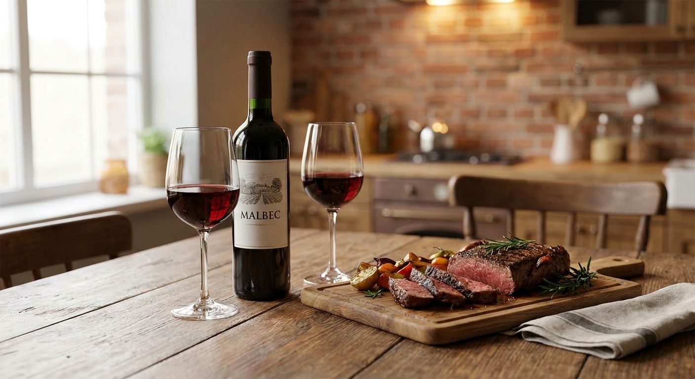 Malbec wine for steak night dinners