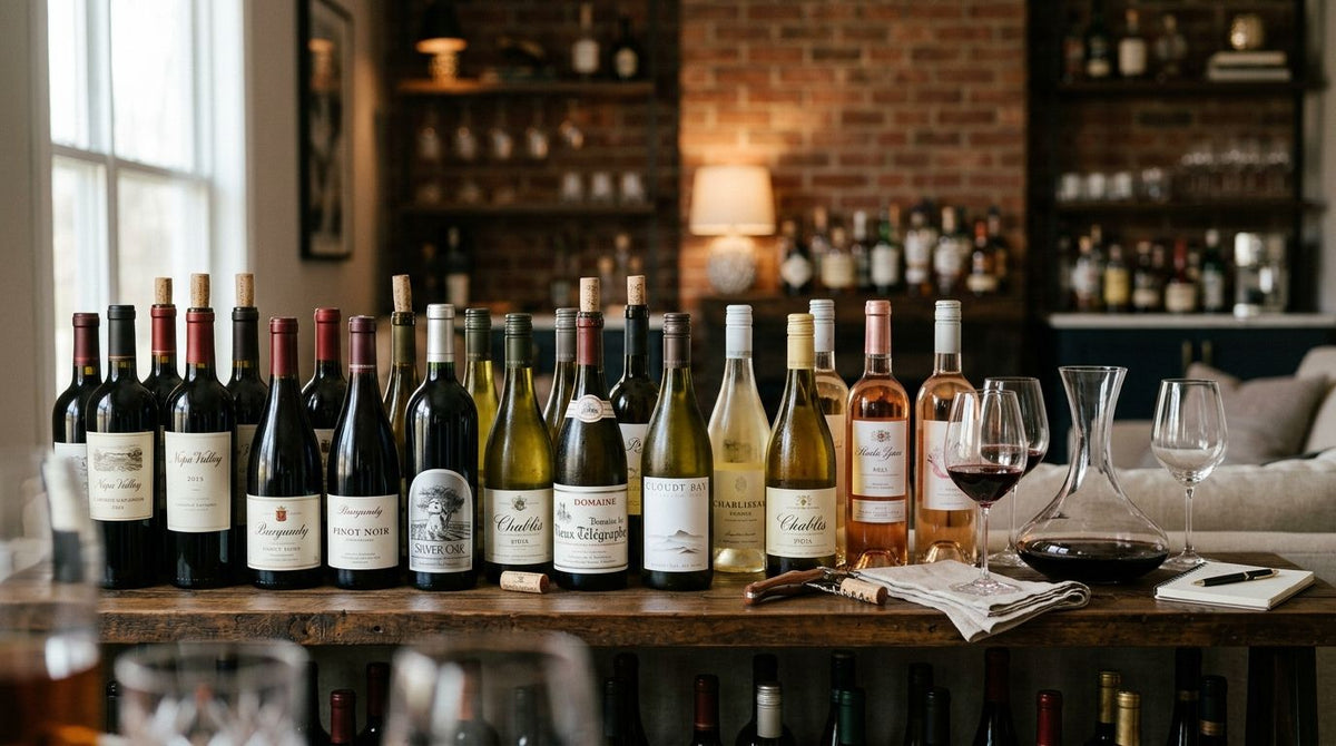 How to build a home bar wine selection