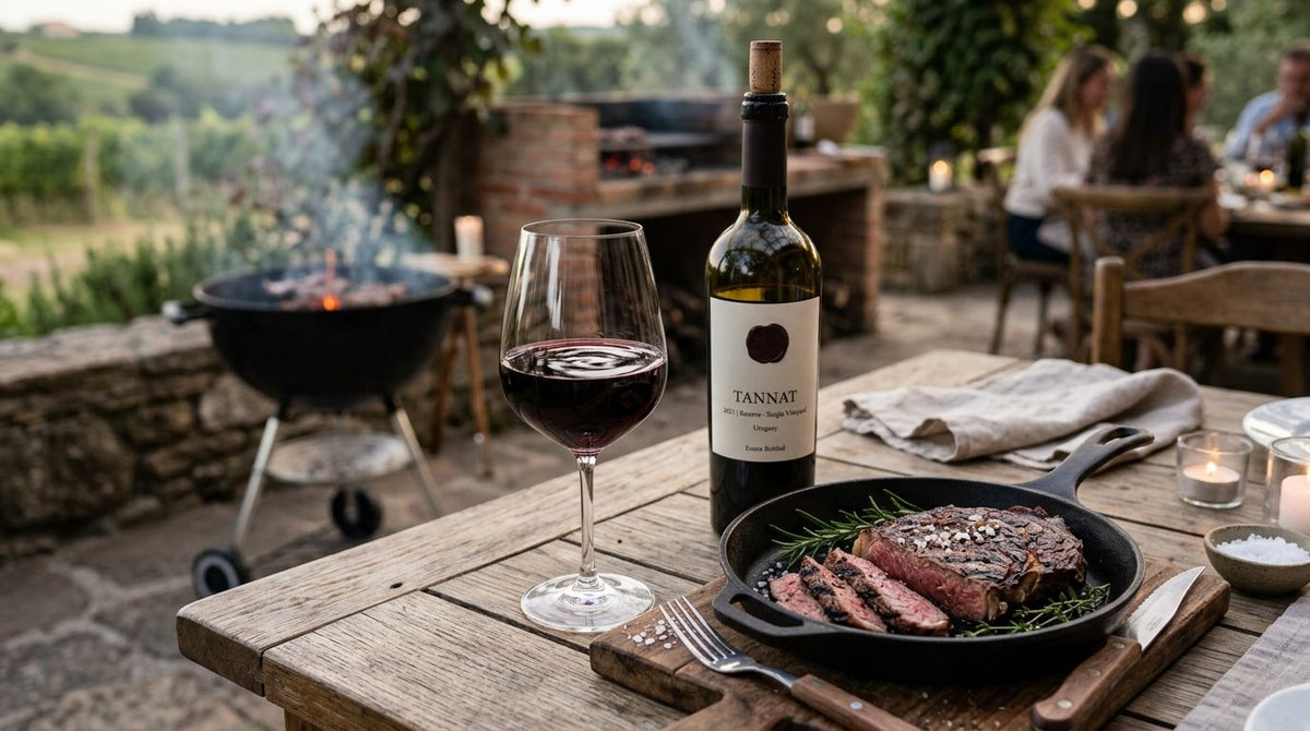 Tannat wine for grilled red meats