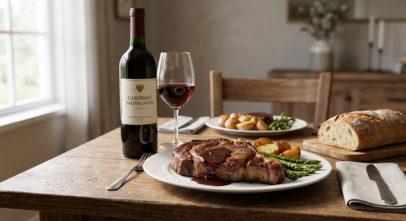 Cabernet sauvignon for steak night dinners