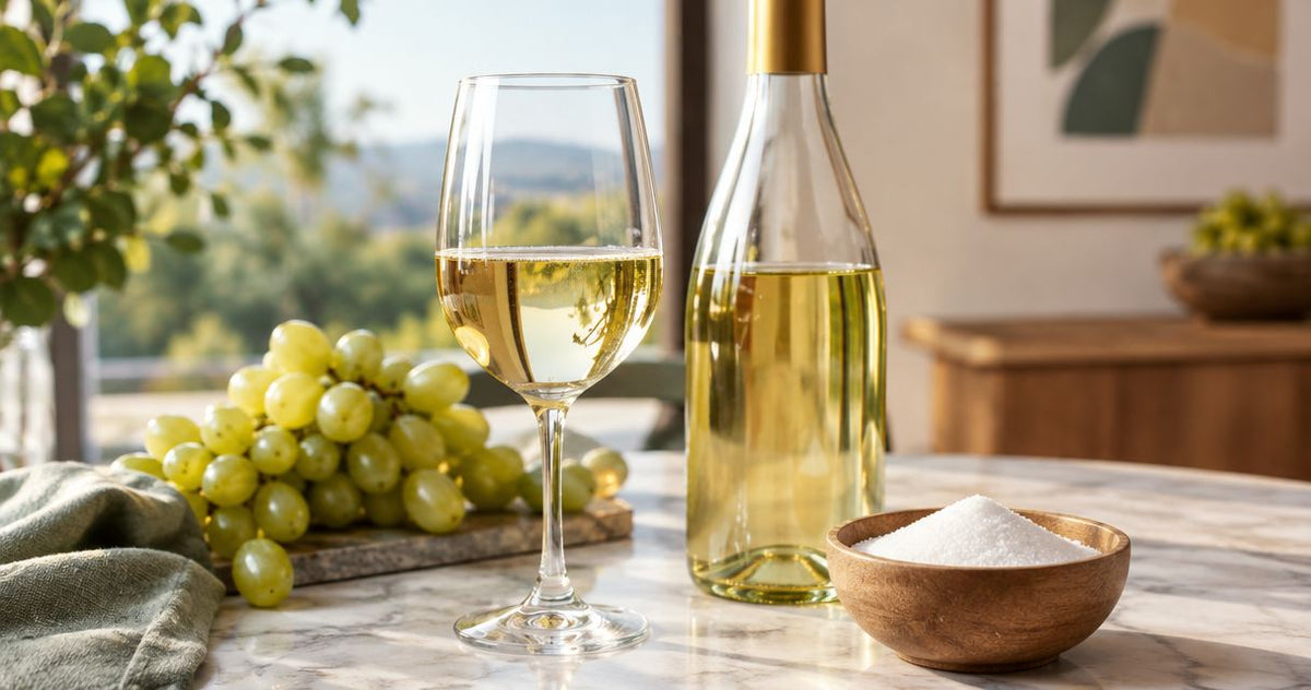 How much sugar is in moscato wine?