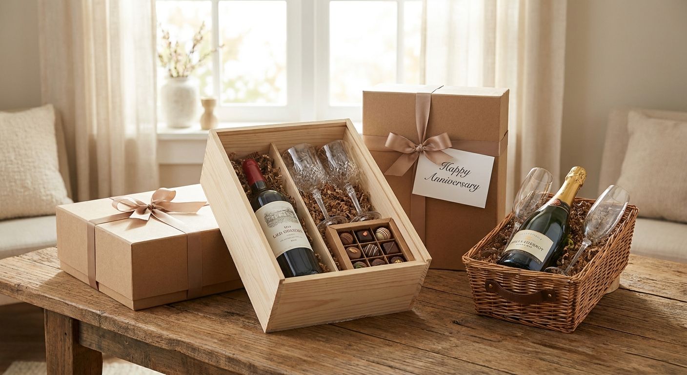 Wine gift sets for anniversary celebrations
