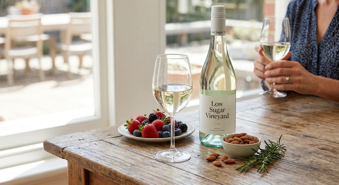 Low sugar wine for health-conscious drinkers