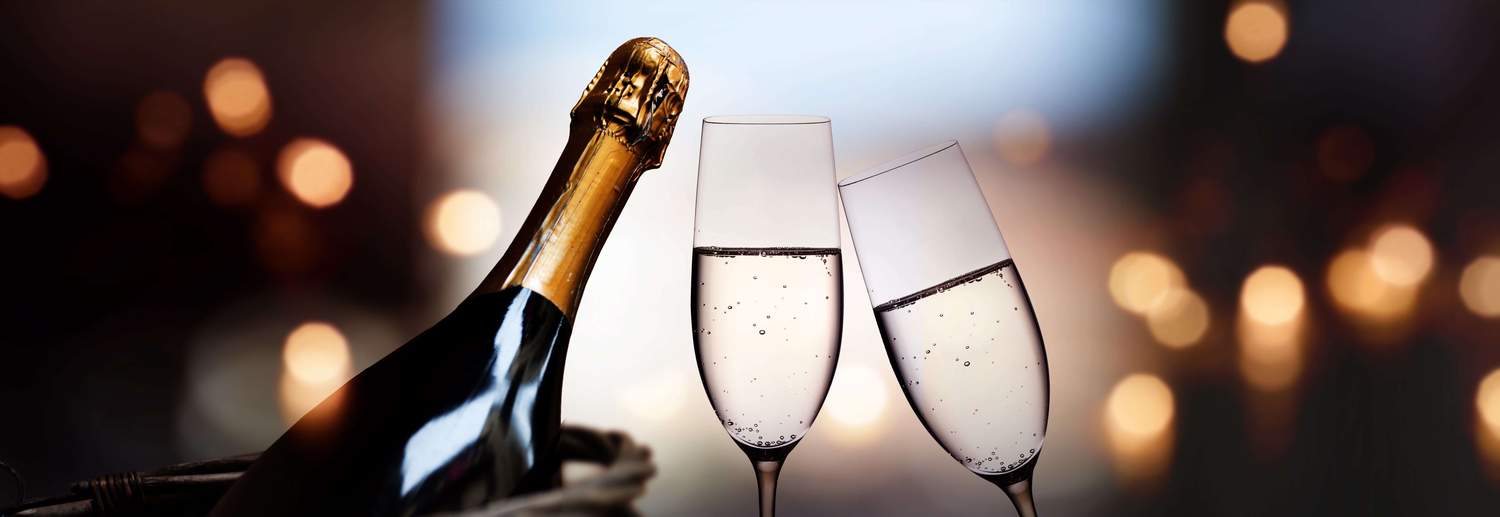 BRANDANI - SMOOTH Set 4 coppe champagne in vetro - Idea Casa Più