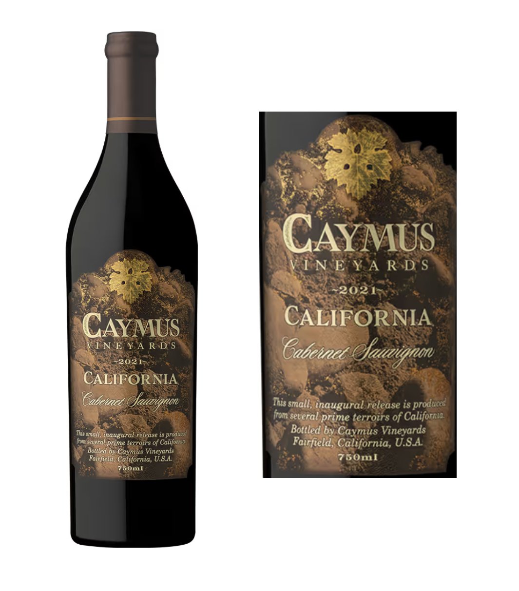 DAMAGED LABEL: Caymus Vineyards California Cabernet Sauvignon 2022 (750 ml)