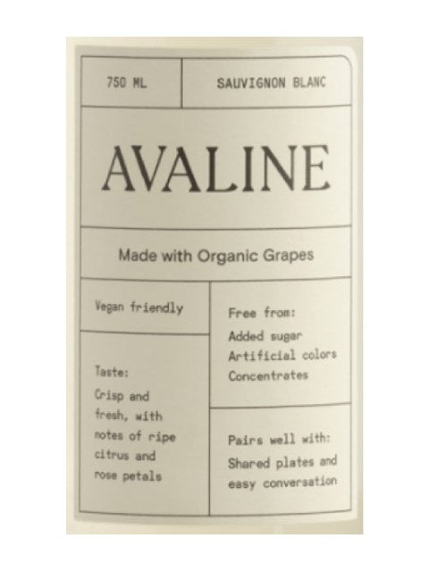 DAMAGED LABEL: Avaline Sauvignon Blanc NV By Cameron Diaz (750 ml)