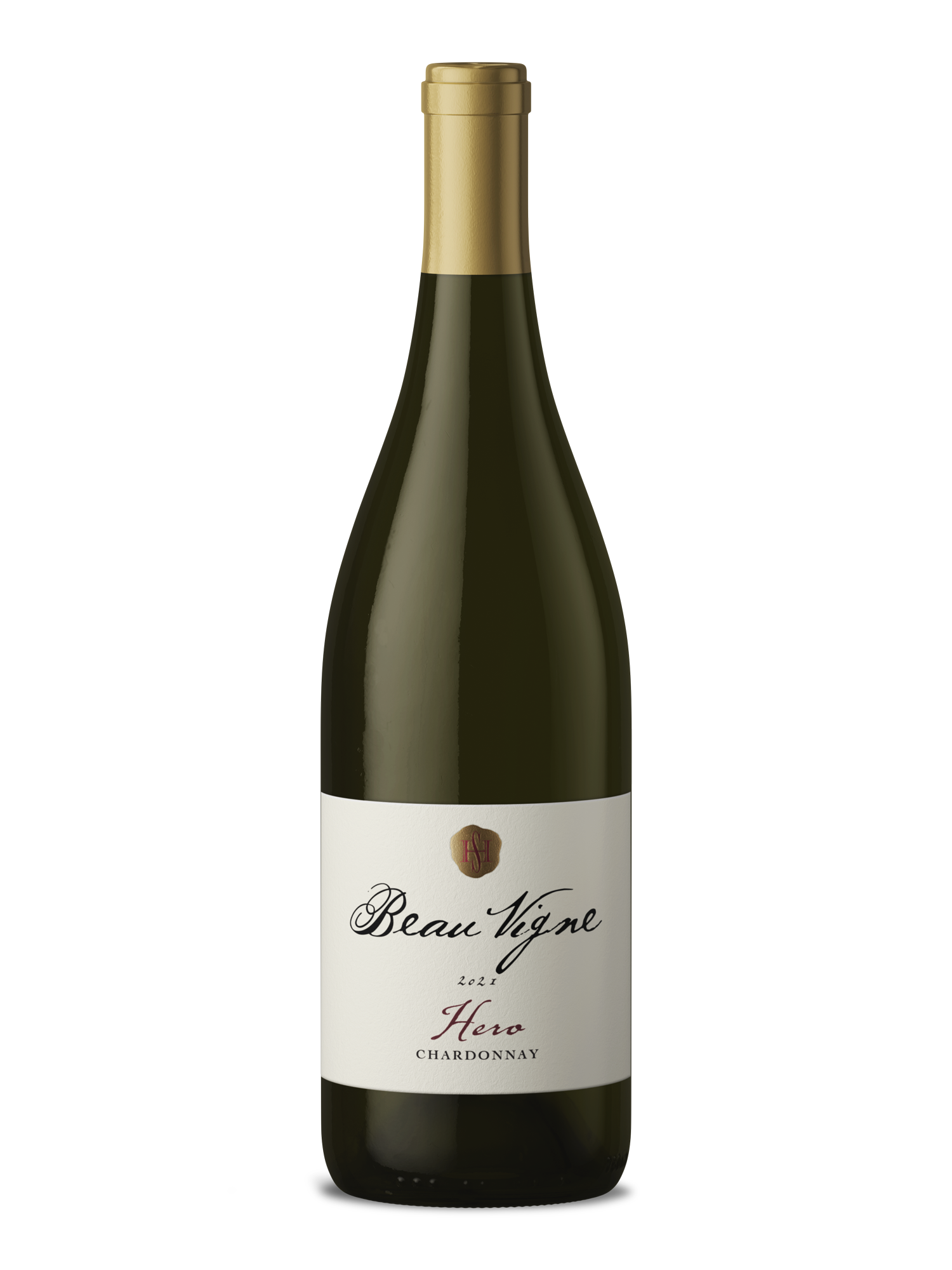DAMAGED LABEL: Beau Vigne HERO Chardonnay 2021 (750 ml)