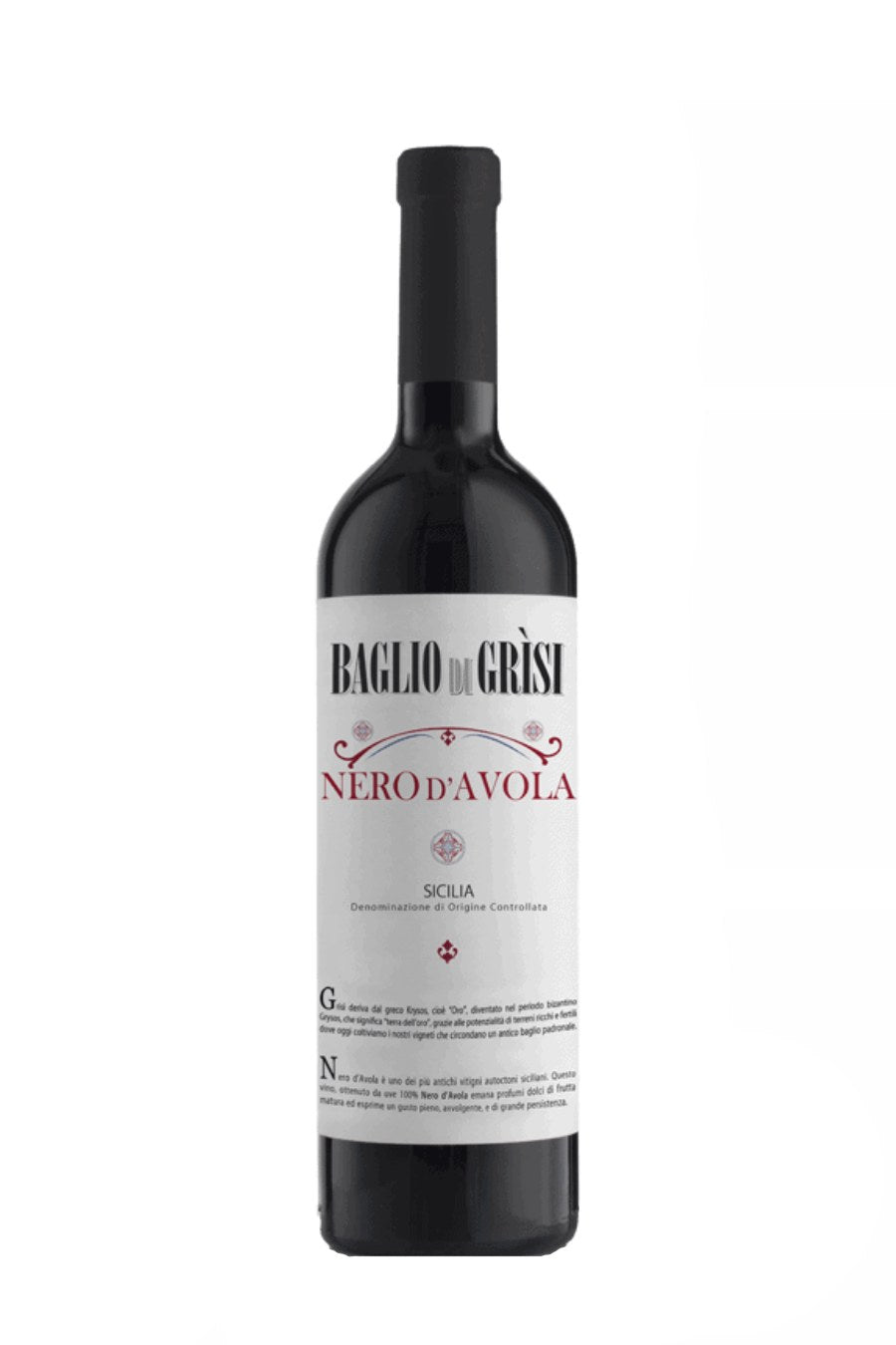 BOGLIOLI（ボリオリ） Baglio di Grisi Nero D'Avola DOC (750 ml)