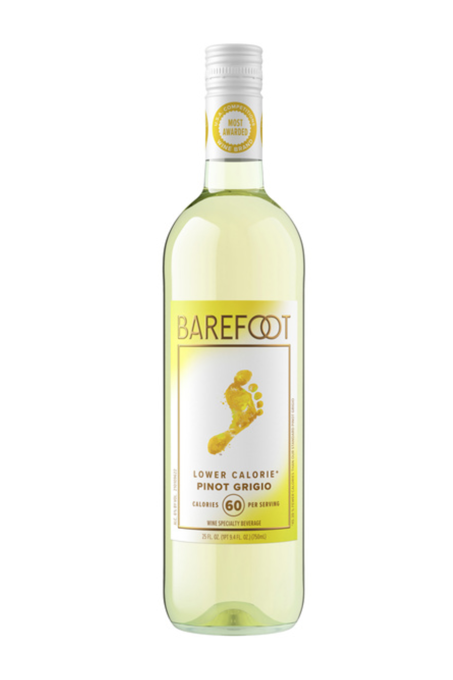 Barefoot Low Calorie Pinot Grigio (750 ml)