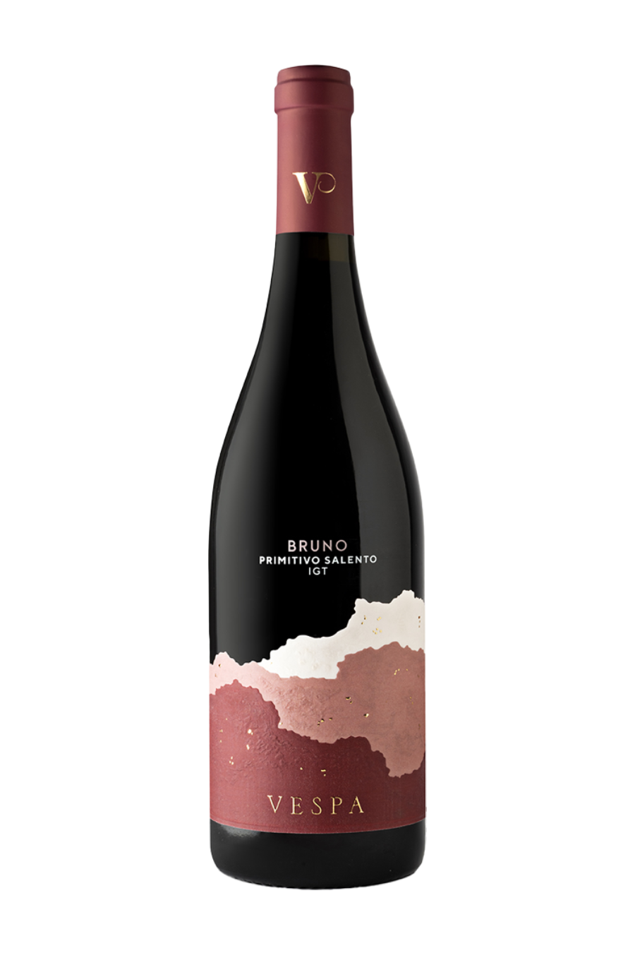 Bruno Vespa Il Bruno Primitivo Salento 2023 (750 ml)