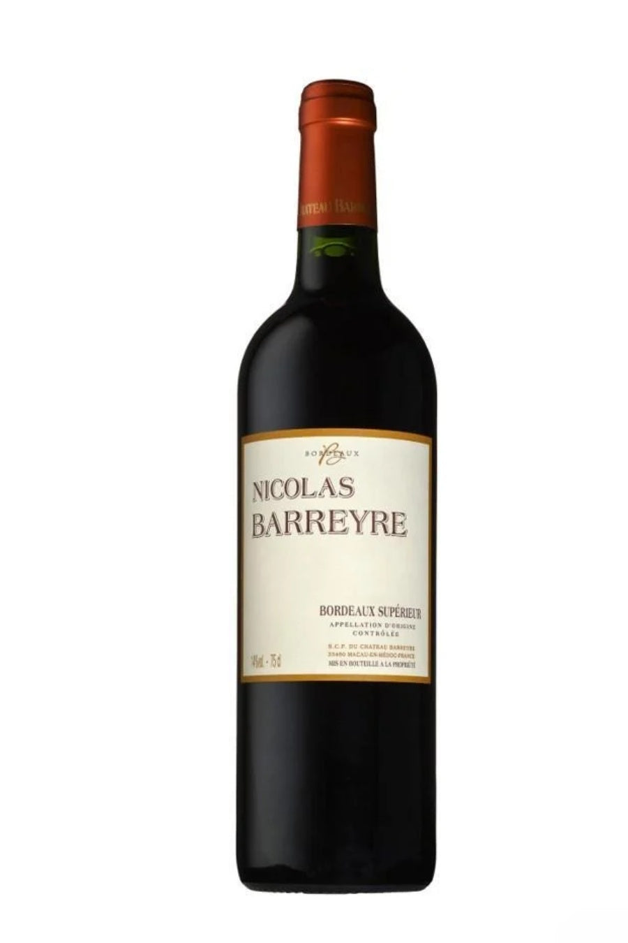 Chateau Barreyre Nicolas Bordeaux Supérieur Rouge 2020 (750 ml)