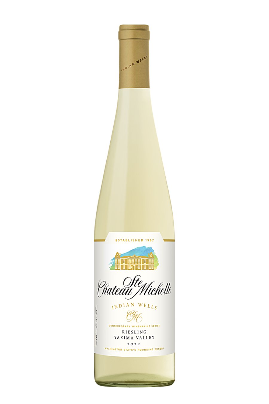 DAMAGED LABEL: Chateau Ste. Michelle Riesling Indian Wells Yakima Valley (750 ml)