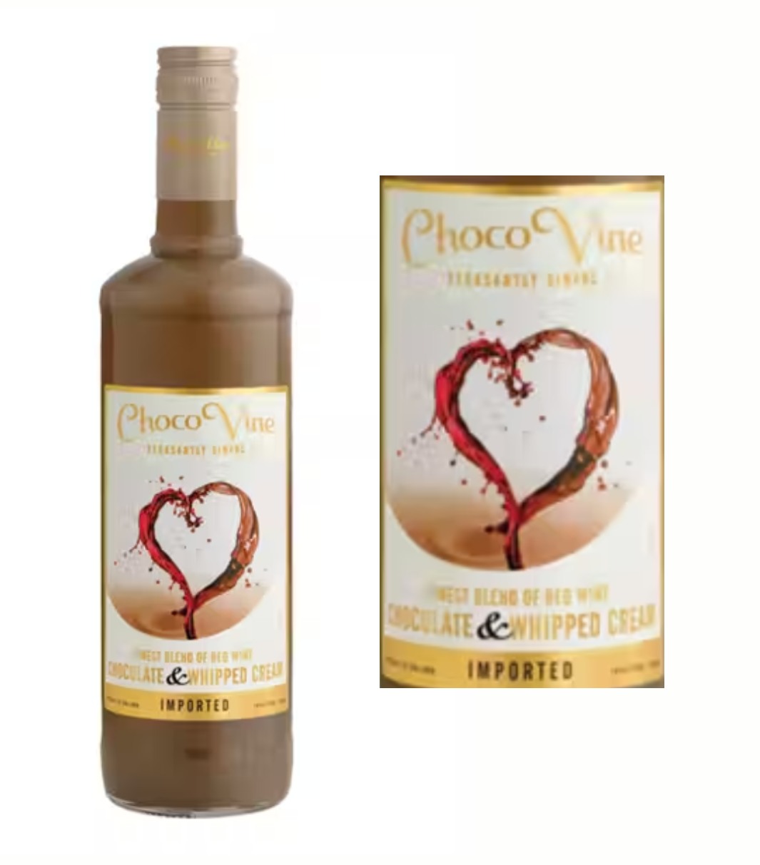 DAMAGED LABEL: ChocoVine Chocolate & Whipped Cream Dessert Wine (750 ml)