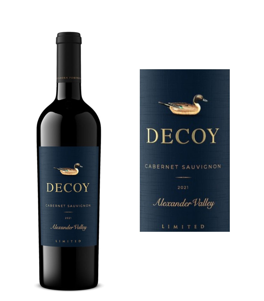 DAMAGED LABEL: Decoy Limited Alexander Valley Cabernet Sauvignon 2022 (750 ml)