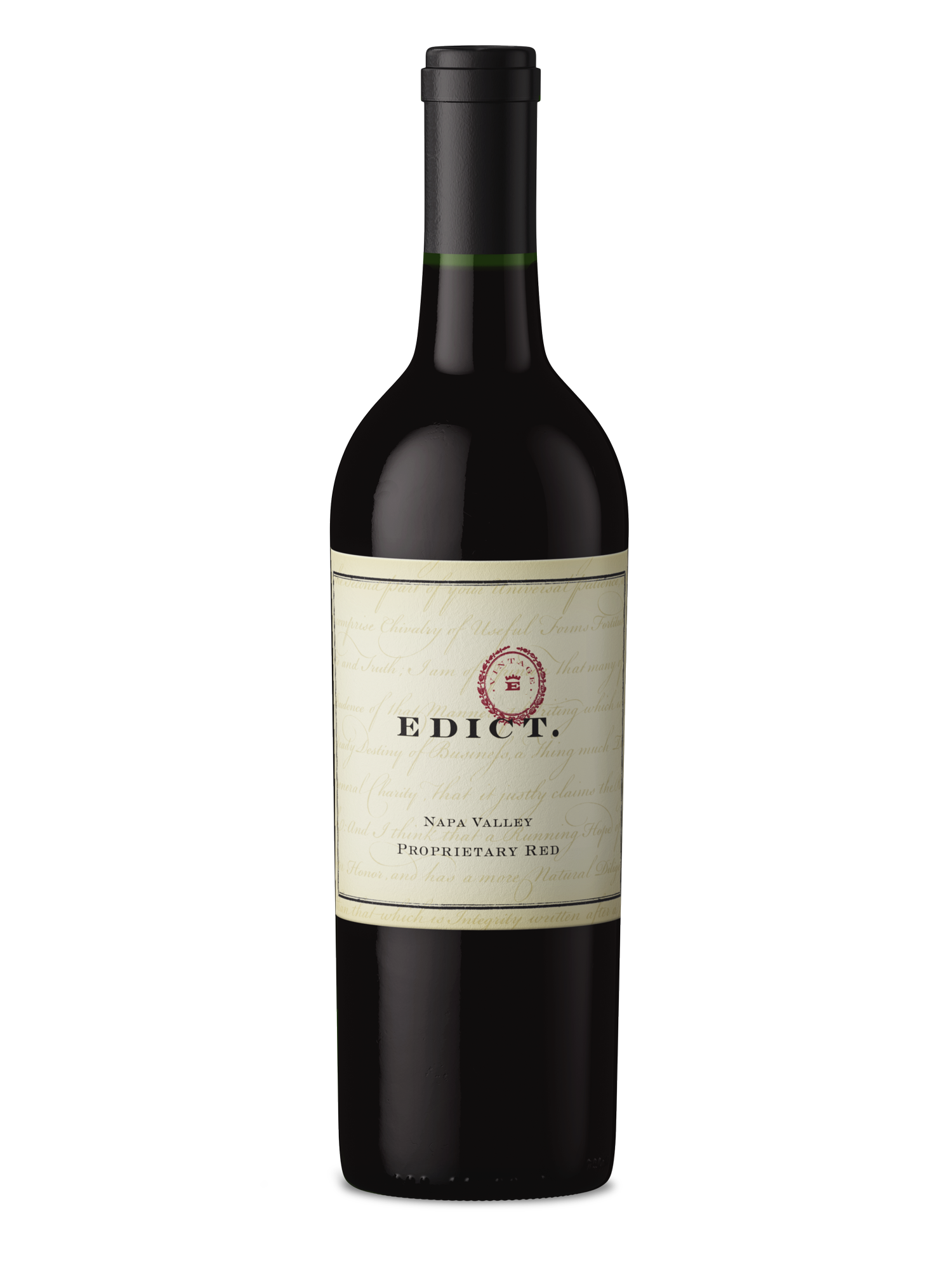 DAMAGED LABEL : Edict Napa Valley Proprietary Red 2022 (750 ml)
