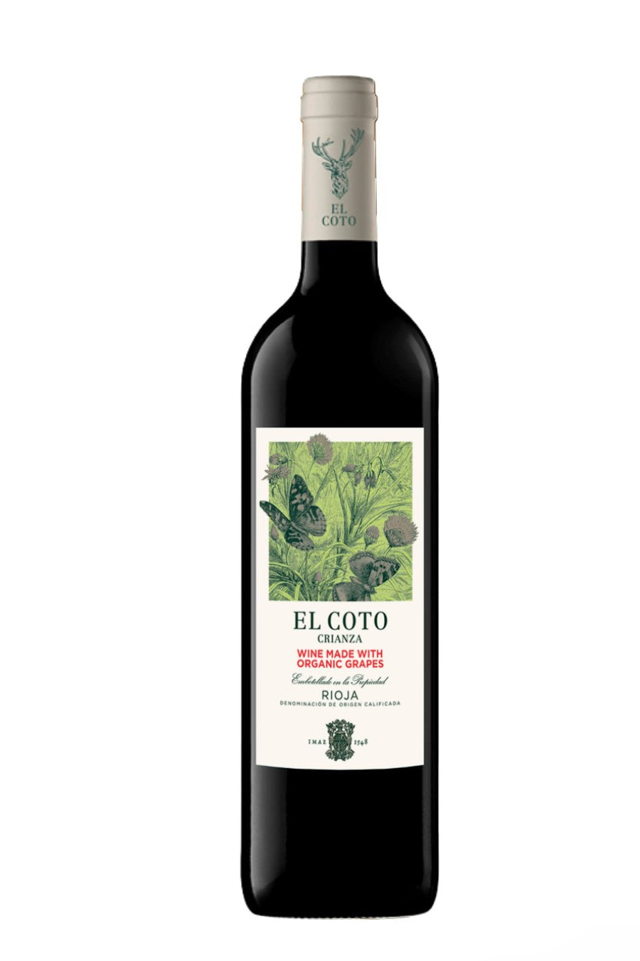 DAMAGED LABEL: El Coto Organic Crianza (750 ml)
