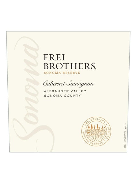 REMAINING STOCK: Frei Brothers Reserve Cabernet Sauvignon 2021 (750 ml)