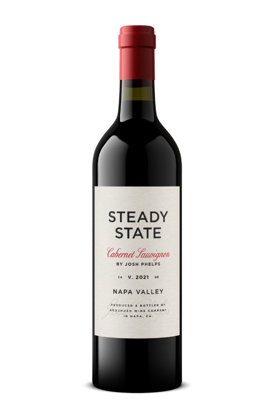DAMAGED LABEL: Grounded Wine Co Steady State Napa Valley Cabernet Sauvignon 2021 (750 ml)