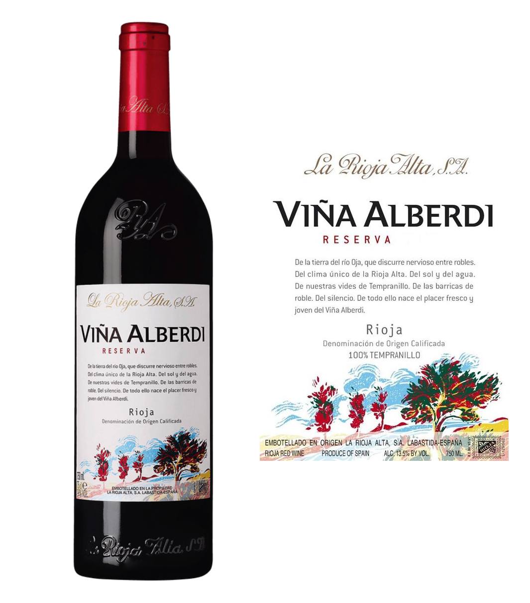 DAMAGED LABEL: La Rioja Alta Vina Alberdi Reserva 2018 (750 ml)