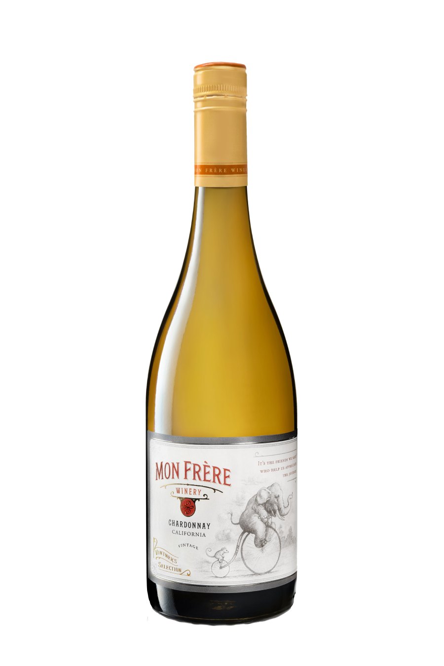 DAMAGED LABEL: Mon Frere Vintner's Selection Chardonnay (750 ml)