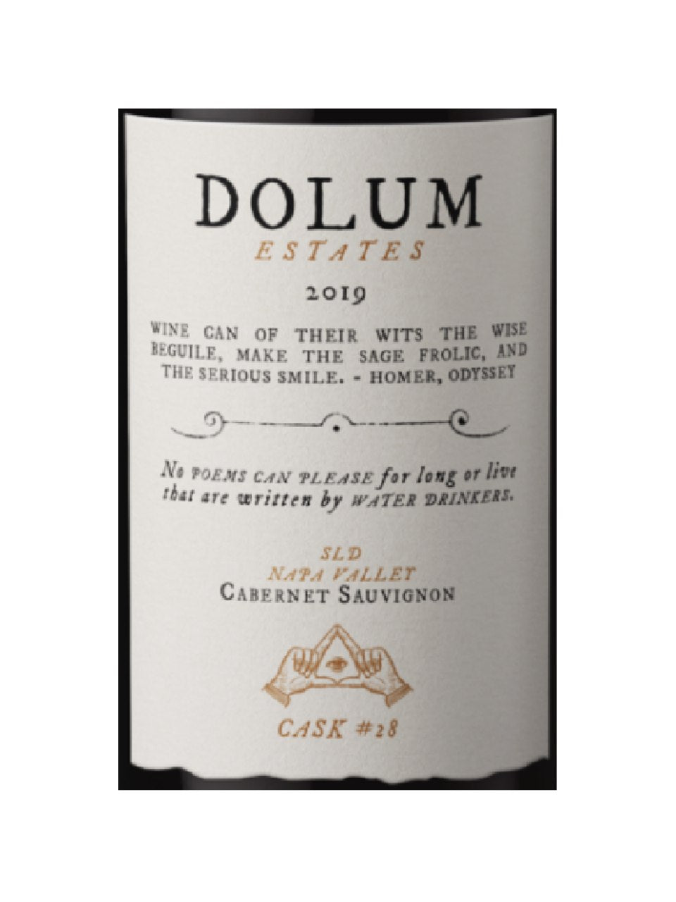 DAMAGED LABEL: Dolum Estates Cask 28 Cabernet Sauvignon (750 ml)