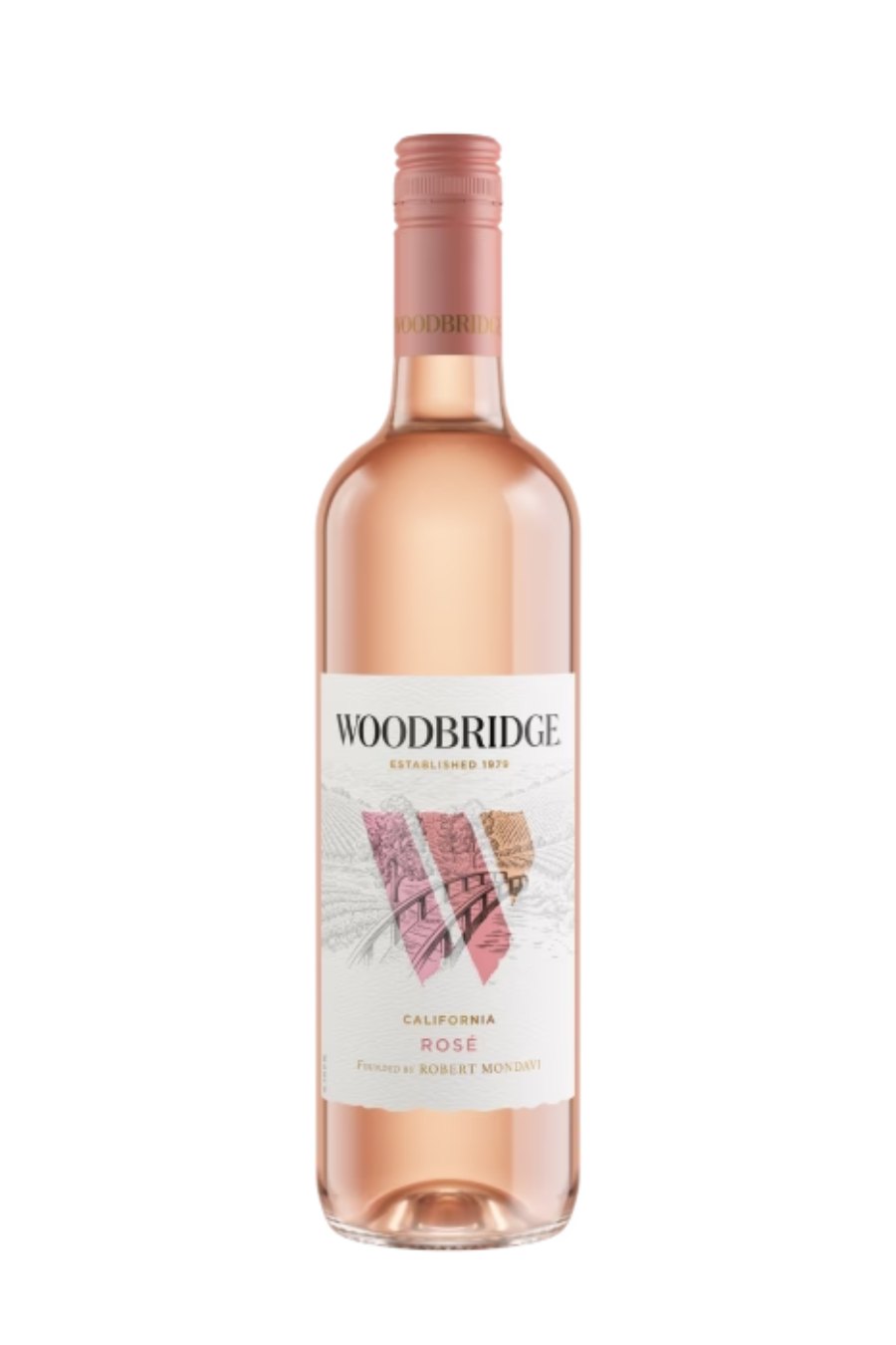DAMAGED LABEL: Woodbridge Rose (750 ml)