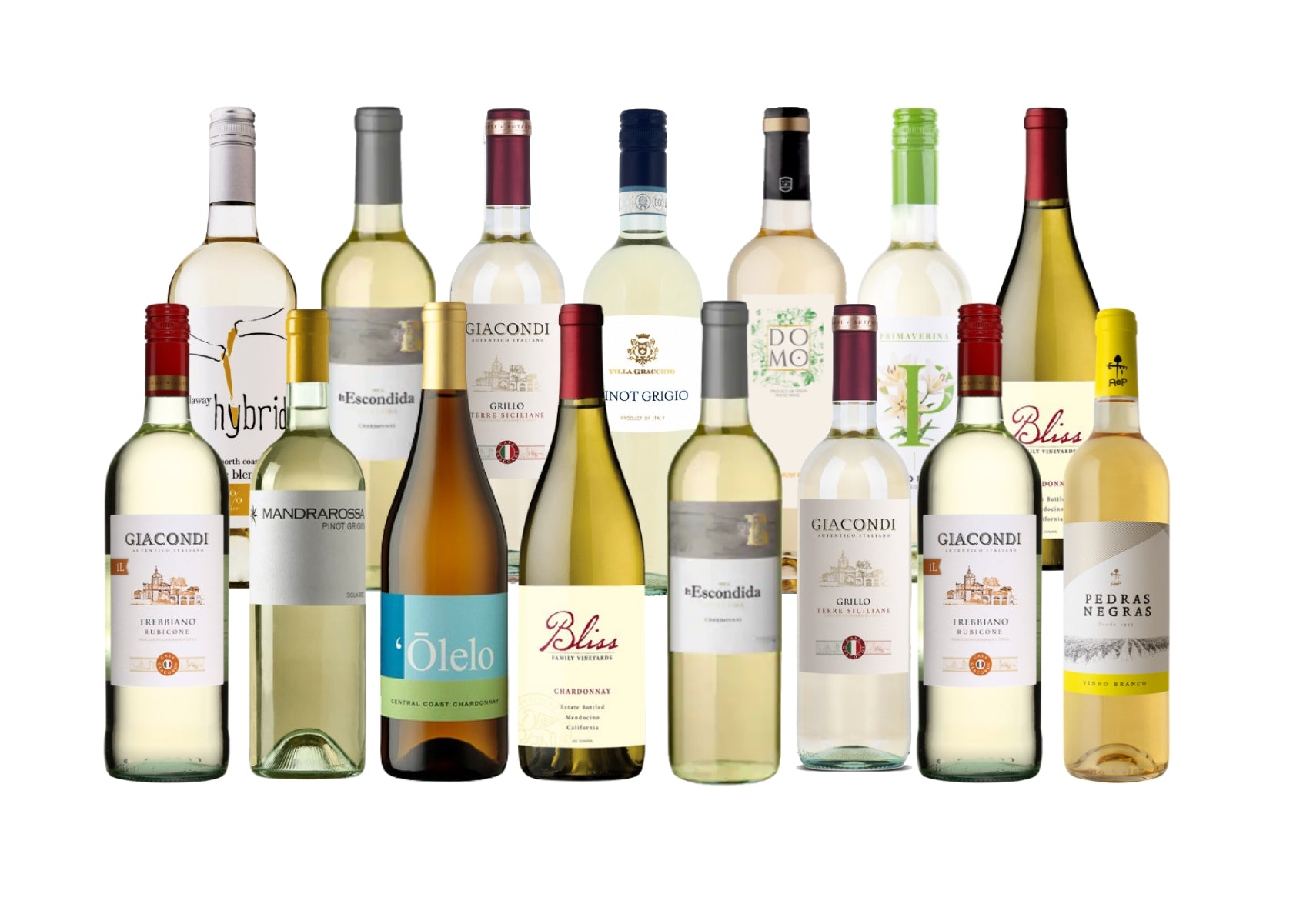 15 Bottle Fall Wine Tasting Set - All Red, All White, Or Mixed (750 ml)