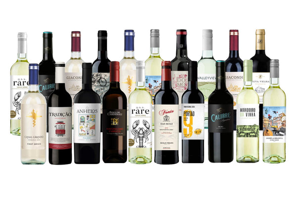 20 Bottle International Wine Tasting Set - #1 Rated (750 ml)