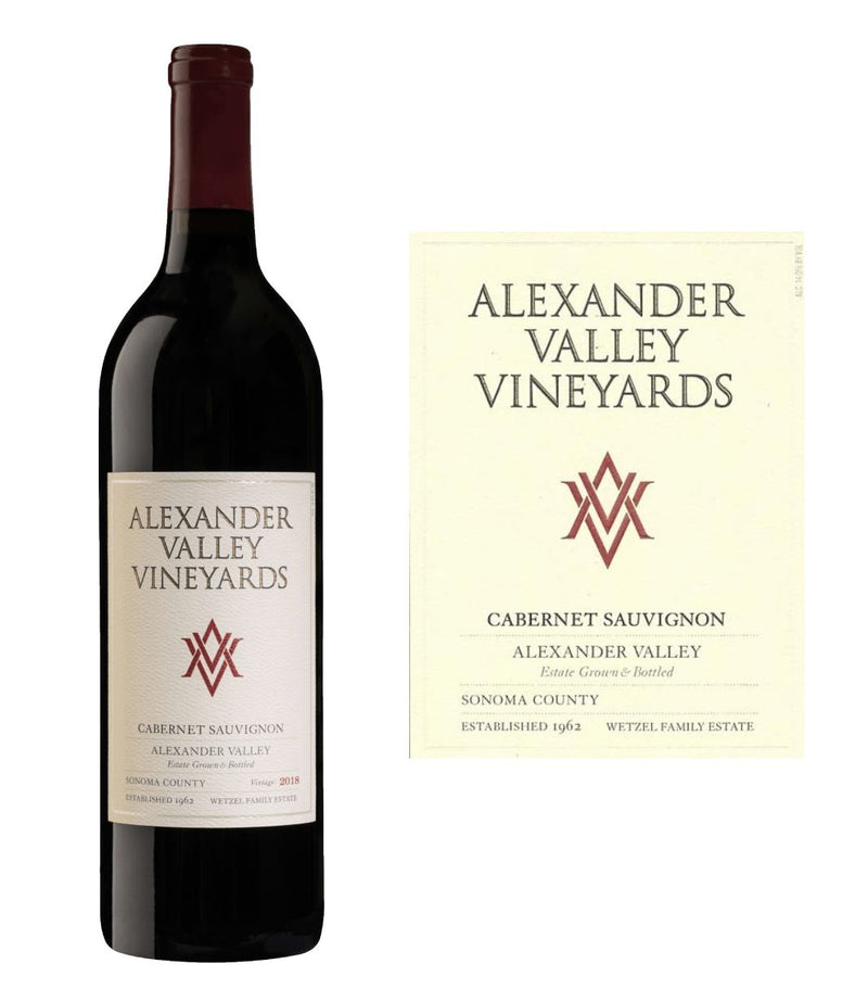 Alexander Valley Vineyards Cabernet Sauvignon 2018 (750 ml)