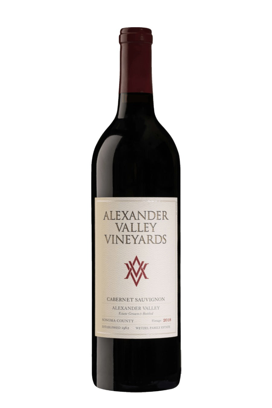 Alexander Valley Vineyards Cabernet Sauvignon 2018 (750 ml)