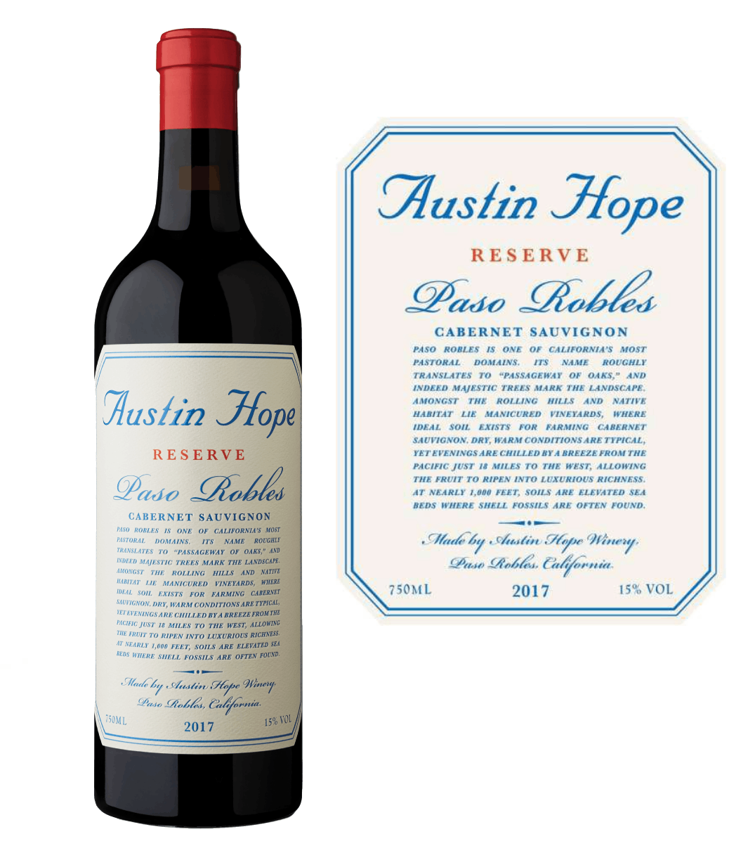 Austin Hope Reserve Cabernet Sauvignon 2022 (750 ml)