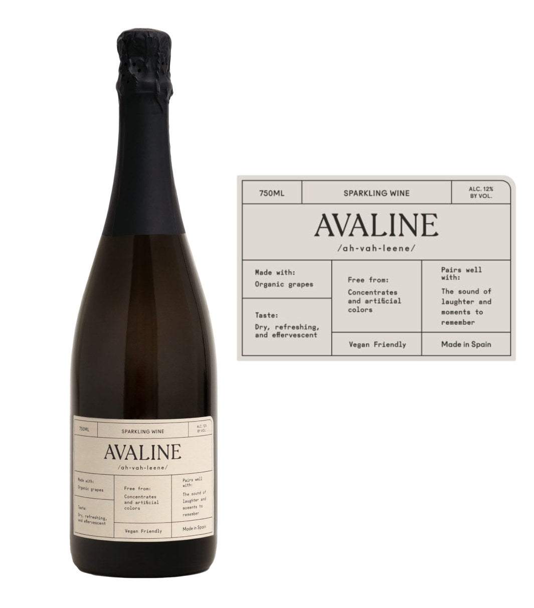 Avaline Sparkling Wine NV (750 ml)