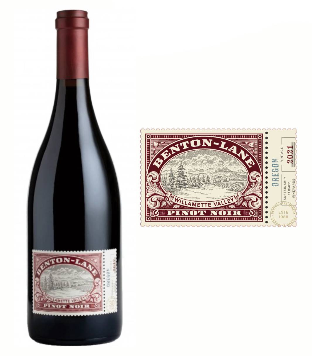 Benton Lane Pinot Noir 2023 Juicy and Flavorful Red Wine