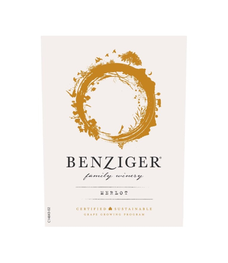 Benziger Family Winery Merlot 2019 (750 ml)