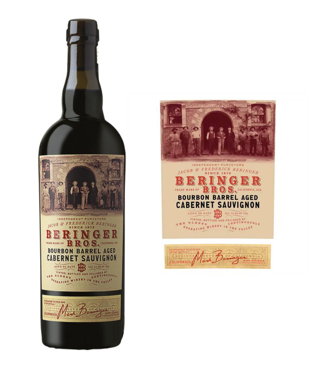 REMAINING STOCK: Beringer Bros. Bourbon Barrel Aged Cabernet Sauvignon 2022 (750 ml)