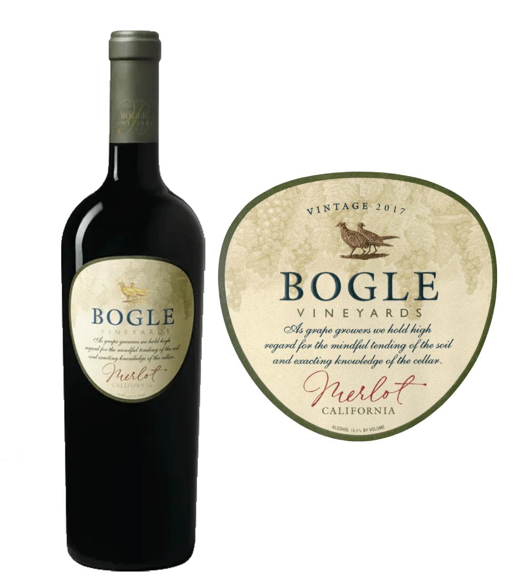 DAMAGED LABEL: Bogle Merlot 2021 (750 ml)