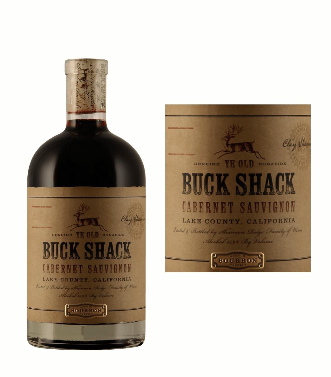 DAMAGED LABEL: Buck Shack Bourbon Barrel Cabernet Sauvignon (750 ml)