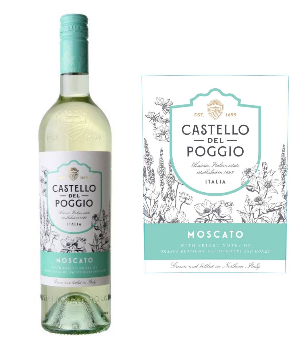 DAMAGED LABEL: Castello del Poggio Moscato (750 ml)