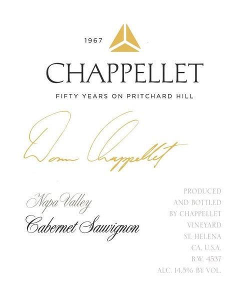 Chappellet Signature Cabernet Sauvignon 2021 (750 ml)