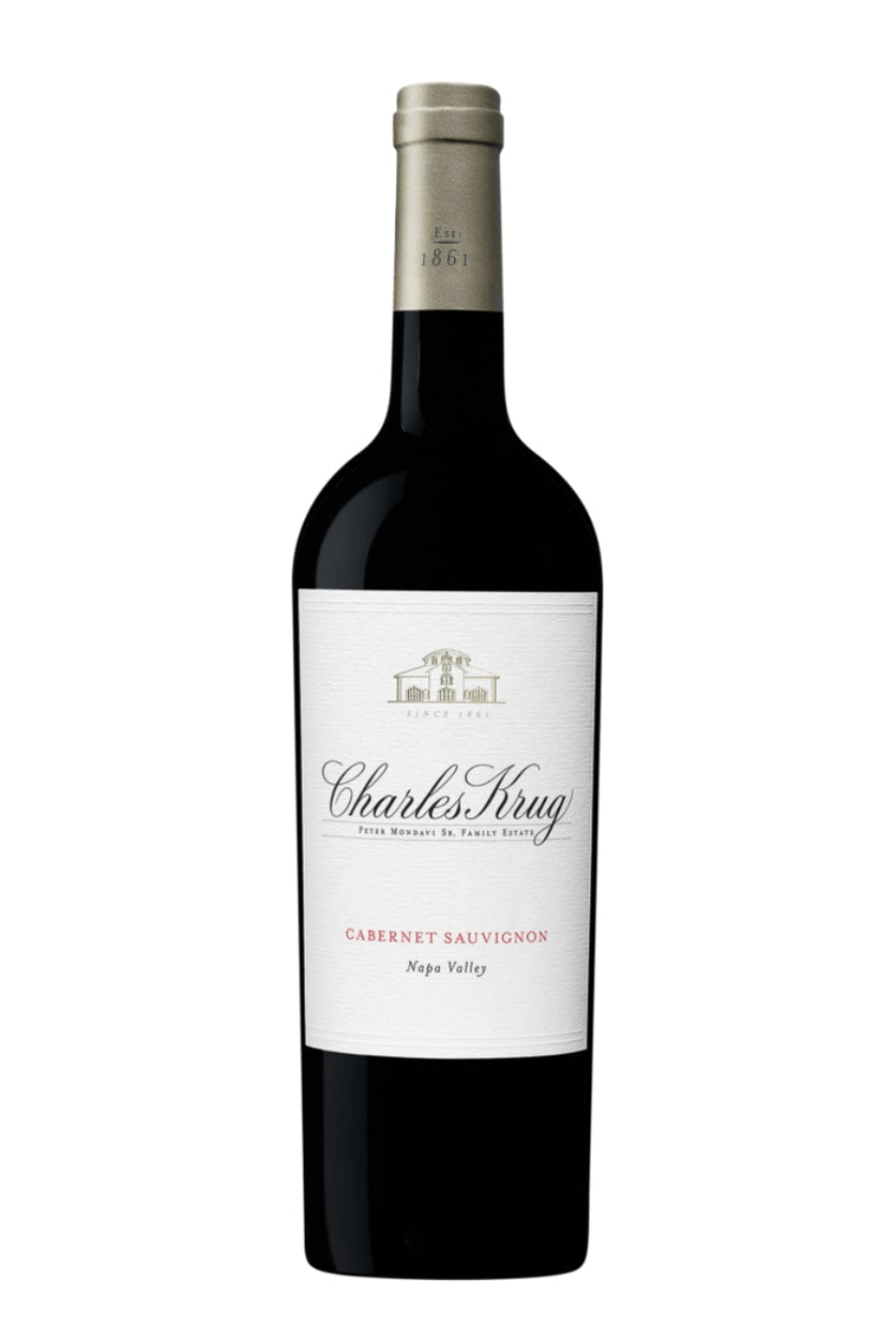 DAMAGED LABEL: Charles Krug Napa Valley Cabernet Sauvignon (750 ml)