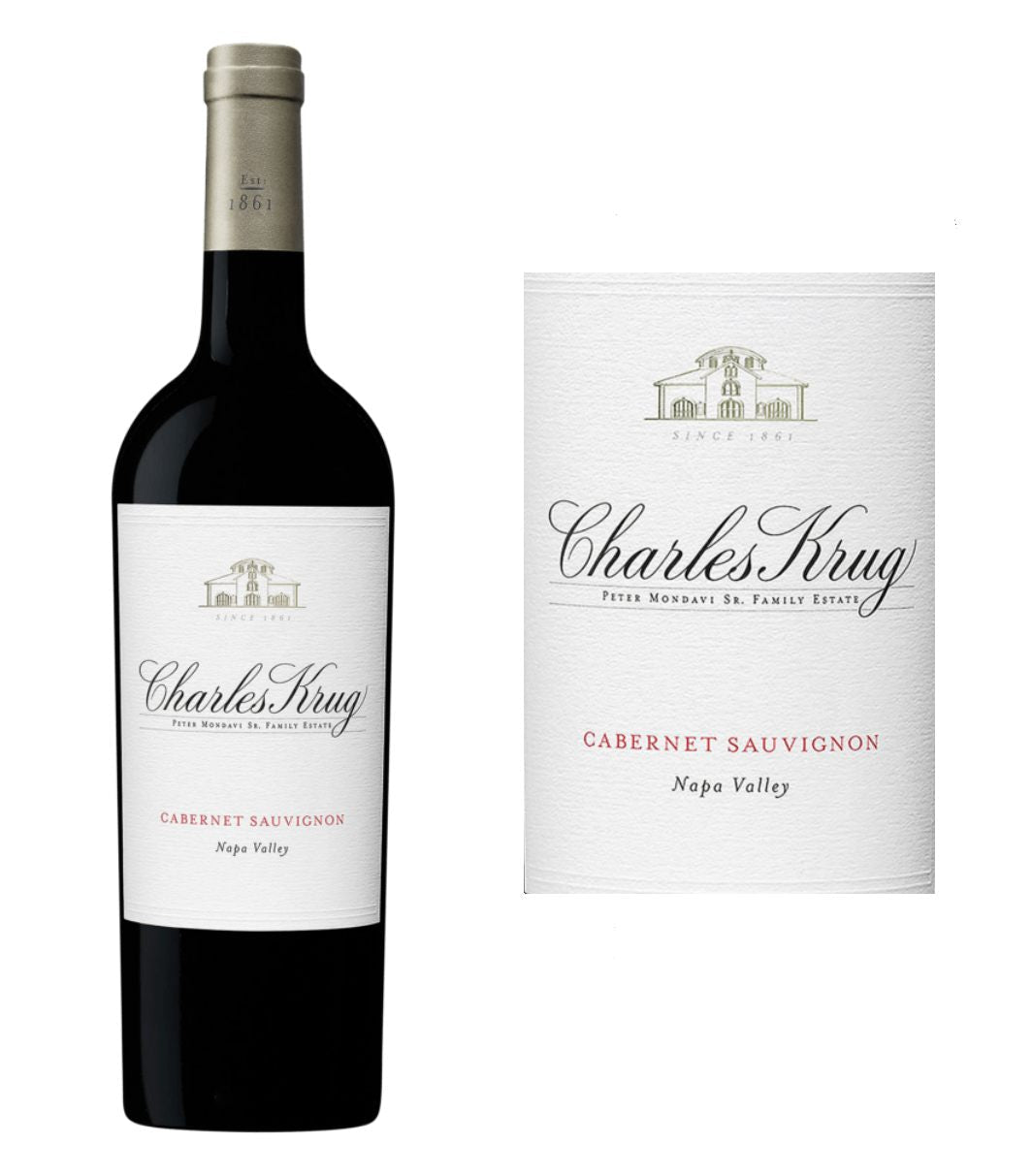 DAMAGED LABEL: Charles Krug Napa Valley Cabernet Sauvignon (750 ml)