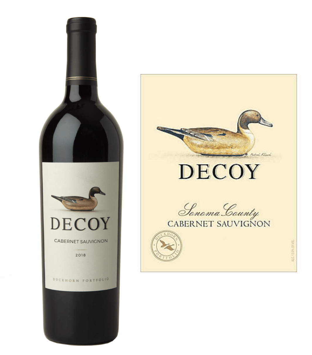 DAMAGED LABEL: Decoy Sonoma Cabernet Sauvignon  (750 ml)