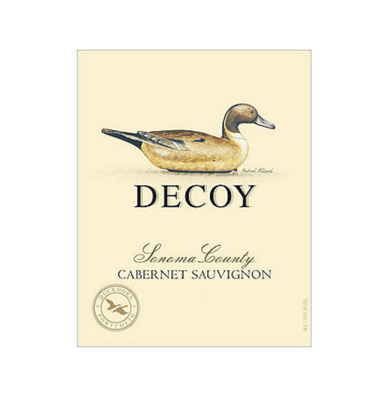 DAMAGED LABEL: Decoy Sonoma Cabernet Sauvignon  (750 ml)