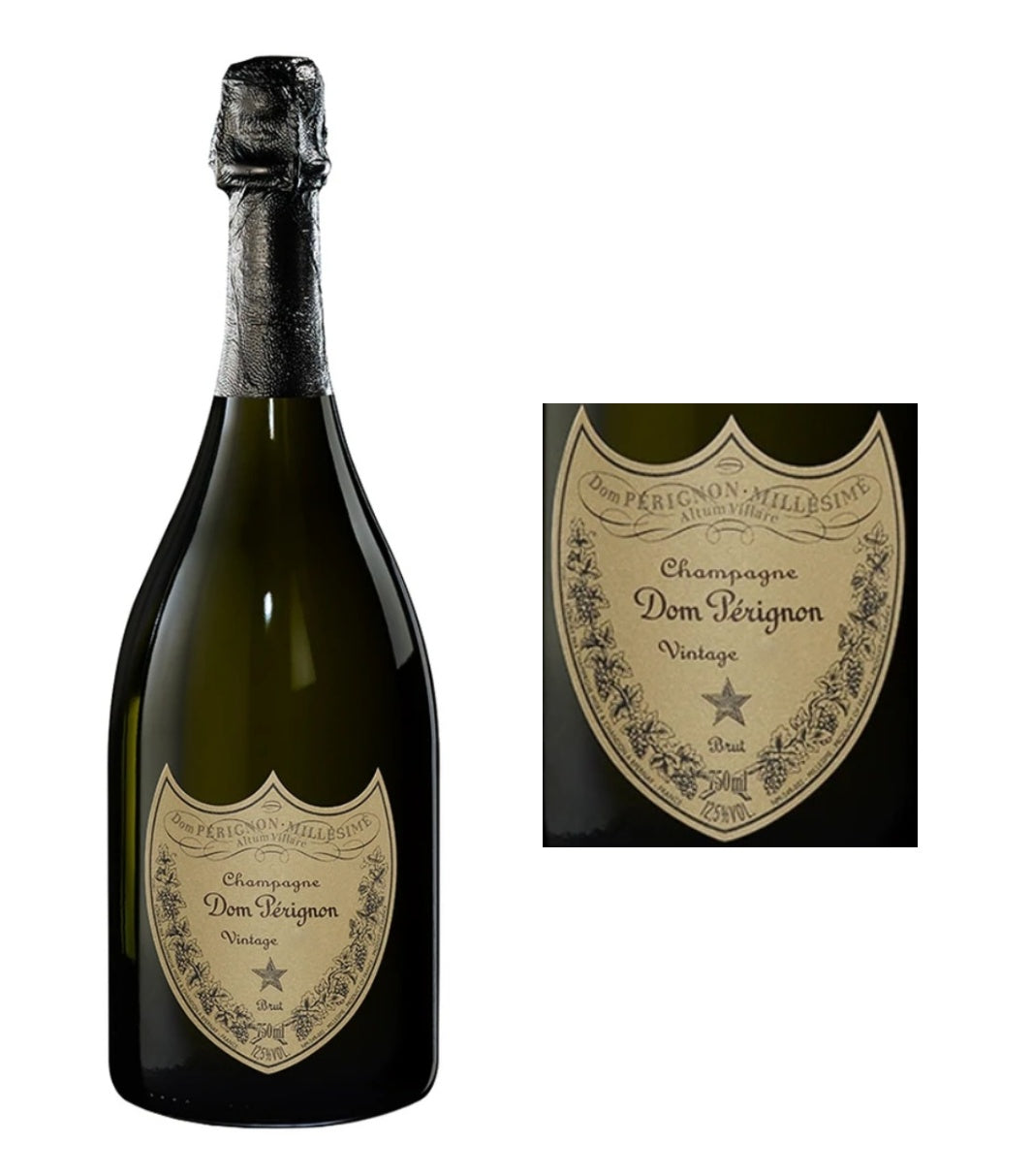 Moet & Chandon Dom Perignon Champagne Cuvee, France (Vintage Varies) - 750 ml bottle