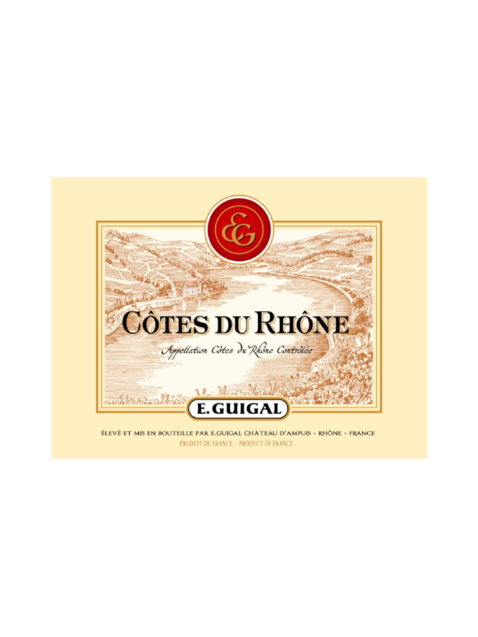 E. Guigal Cotes du Rhone Rouge 2021 (750 ml)