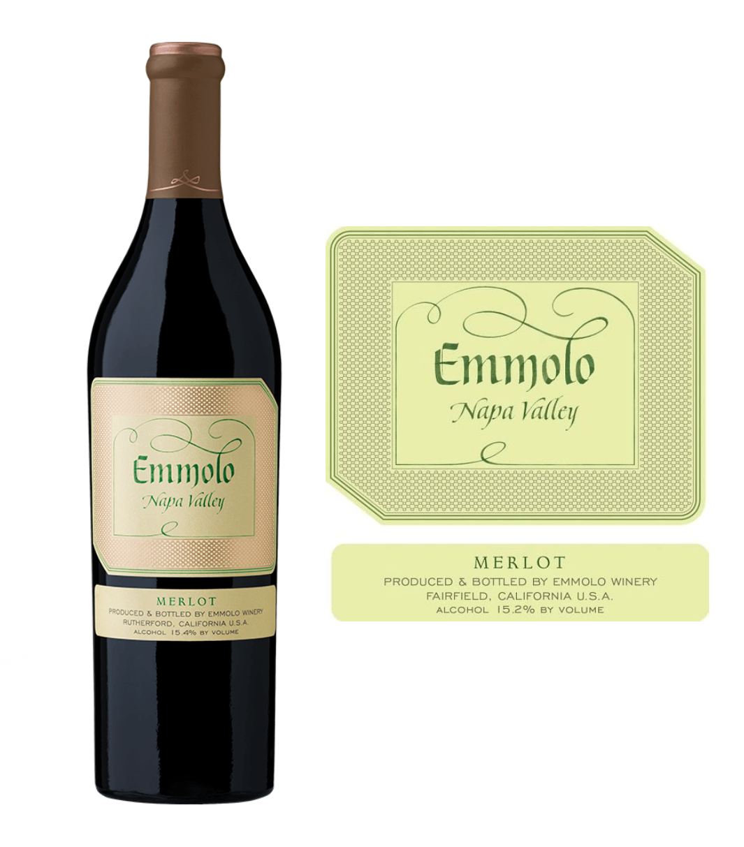Emmolo Napa Valley Merlot 2022 (750 ml)