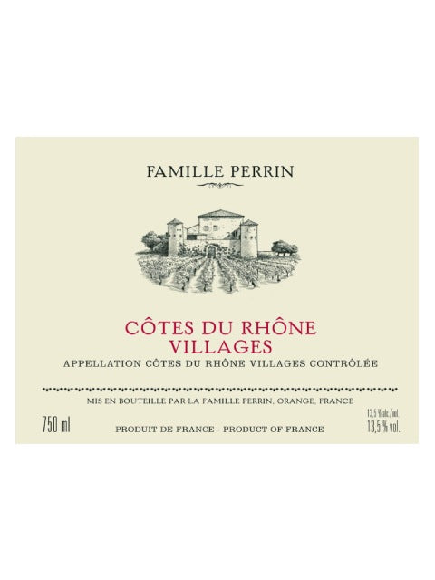 Famille Perrin Cotes du Rhone Villages Rouge 2022 (750 ml)