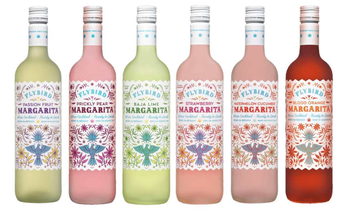 Flybird Agave Wine Sampler - Margarita Wine Gift 6 Pack