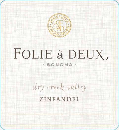 Folie a Deux Dry Creek Zinfandel 2017 (750 ml) - BuyWinesOnline.com